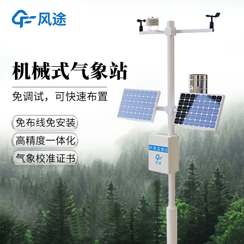 Functions of automatic meteorological monitoring station for field microclimate