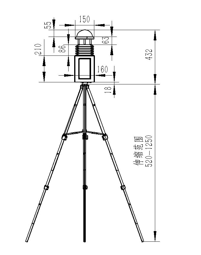 Integrated Weather Observation System Product Dimensions