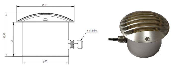 Road Ice Sensor structure dimensions