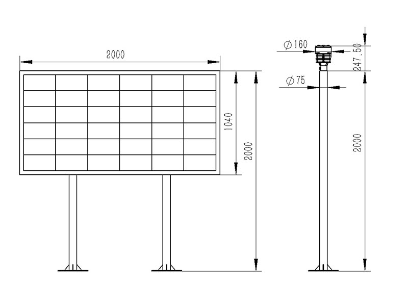 Scenic Weather Station Product Dimensions